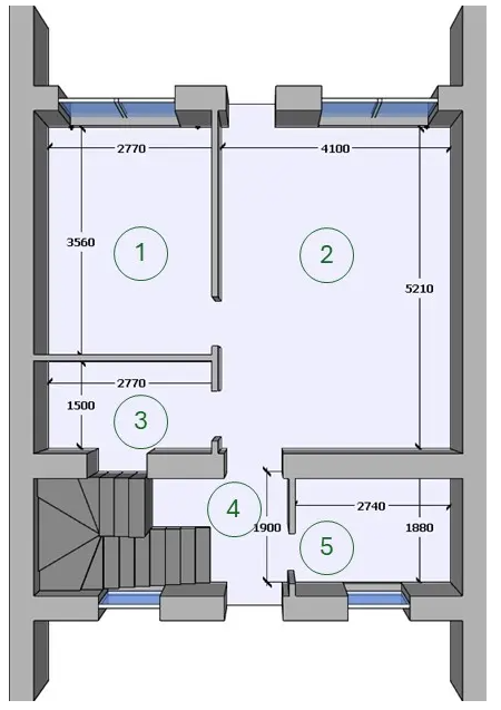 Планування 1го поверху
